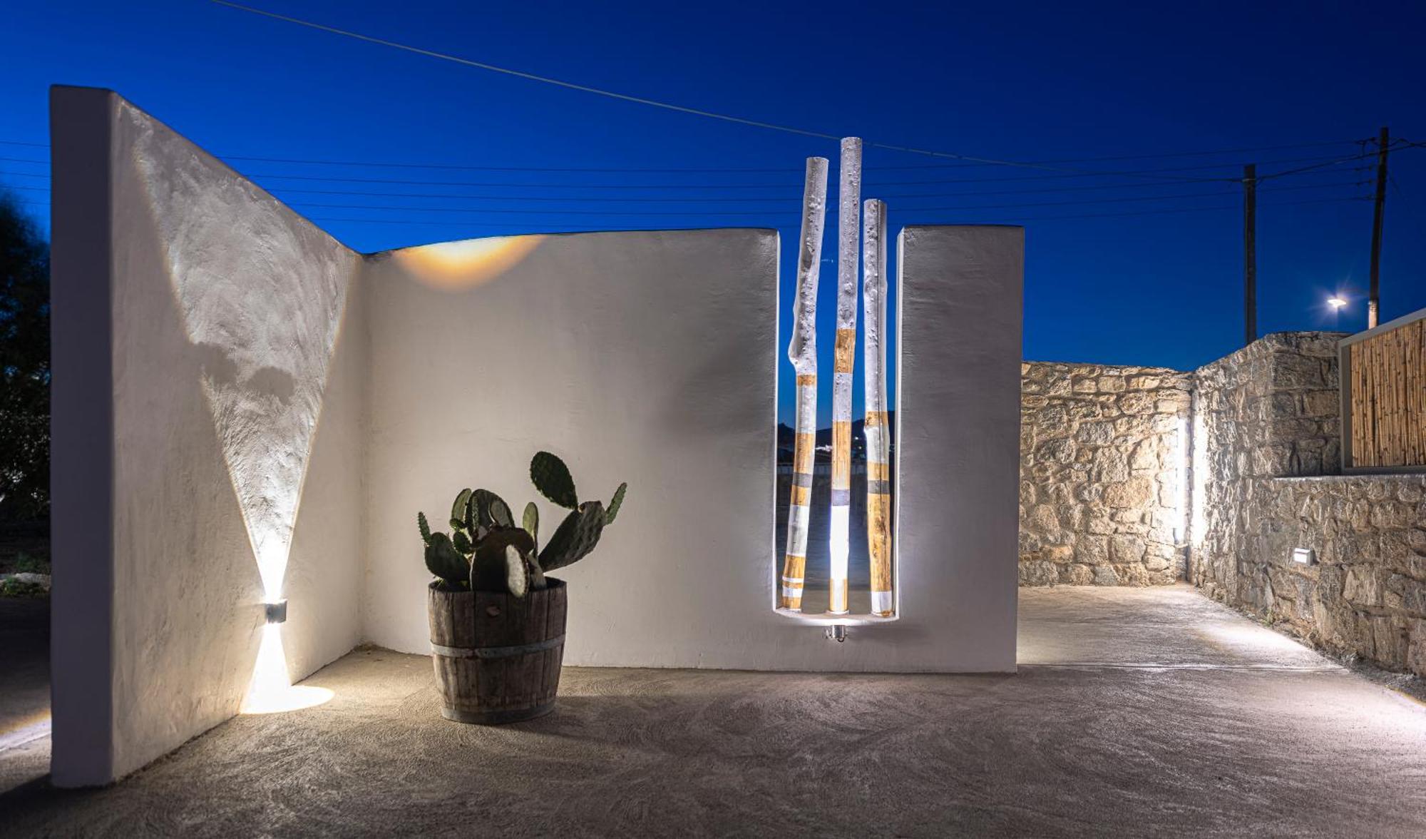 White And Grey Daire Mykonos Town Dış mekan fotoğraf