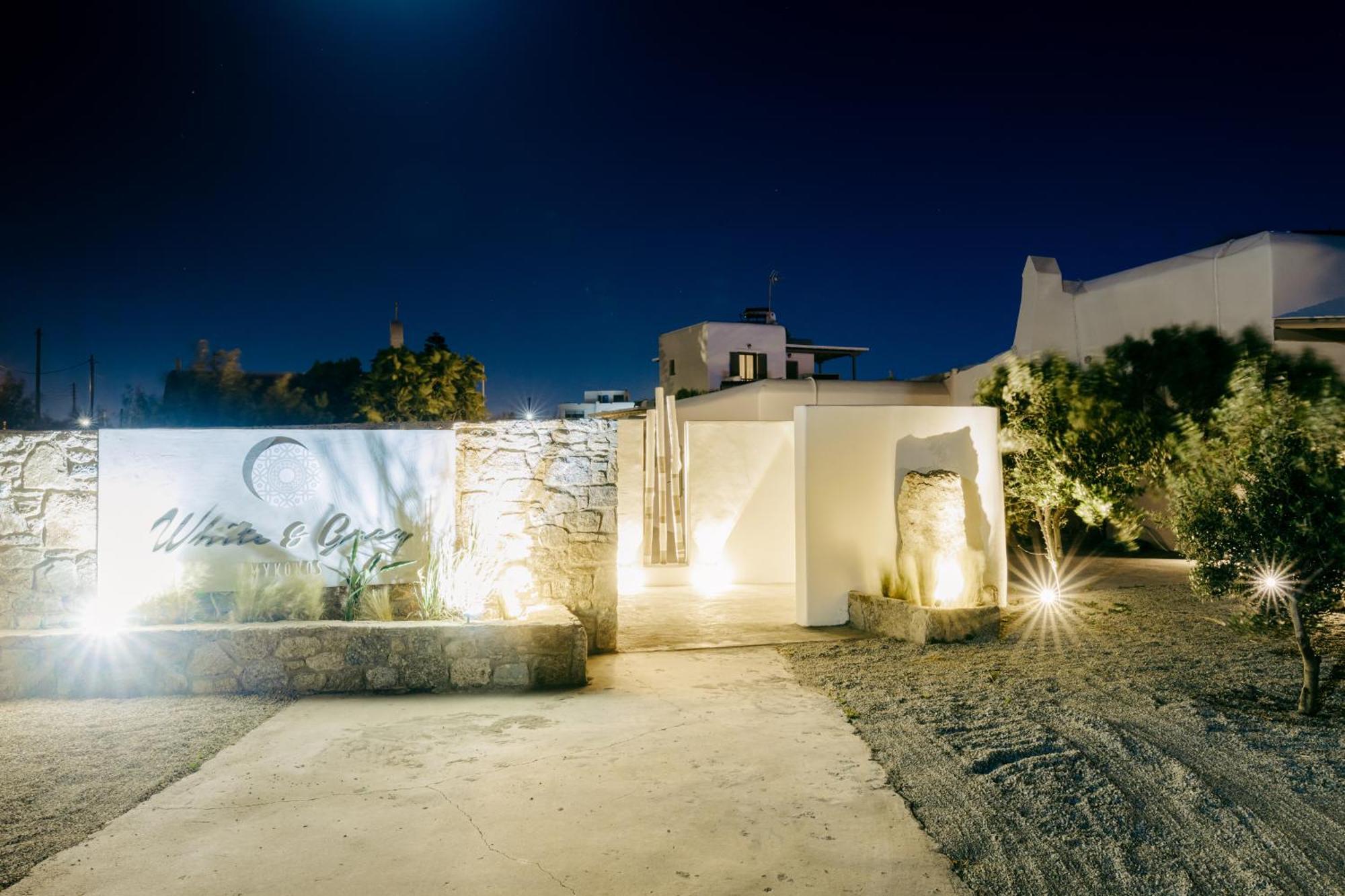 White And Grey Daire Mykonos Town Dış mekan fotoğraf